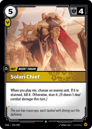 Riftbound Origins 225/298 Solari Chief Foil