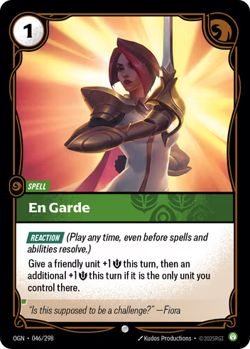 Riftbound Origins 046/298 En Garde Foil