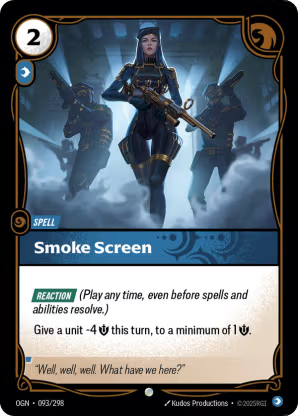 Riftbound Origins 093/298 Smoke Screen Foil