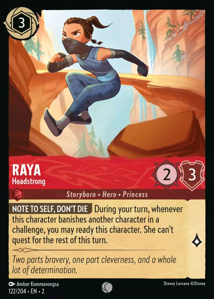 Lorcana Rise of the Floodborn 122/204 Raya Headstrong
