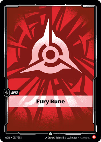 Riftbound Origins 007/298 Fury Rune