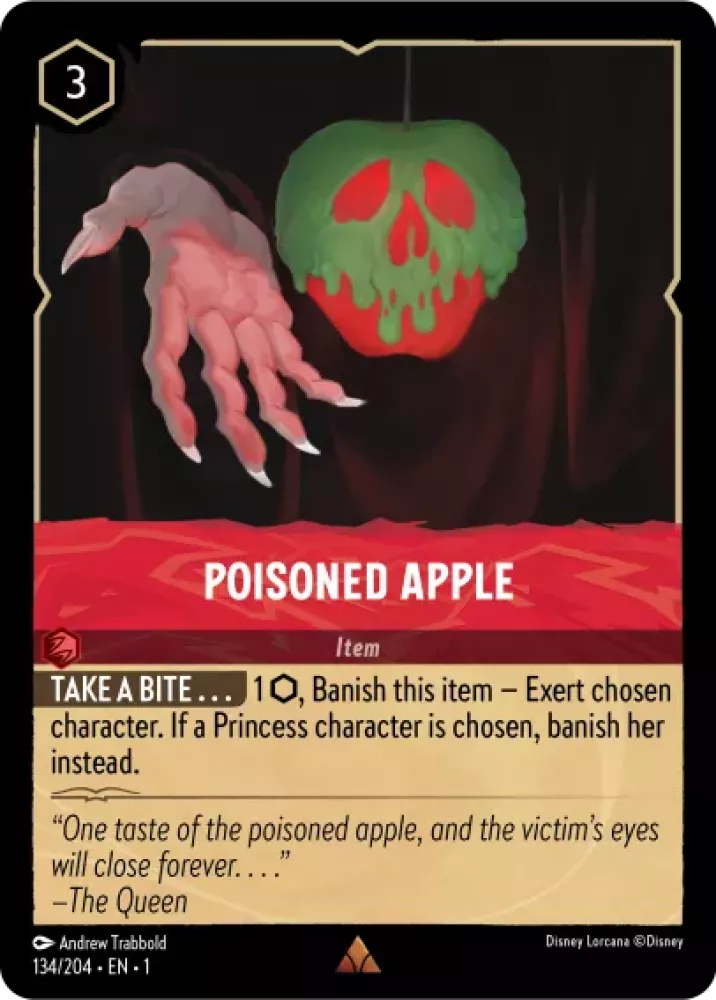 Lorcana The First Chapter 134/204 Poisoned Apple