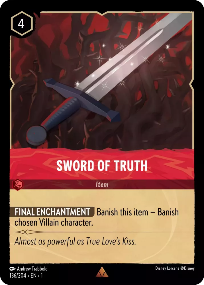 Lorcana The First Chapter 136/204 Sword of Truth