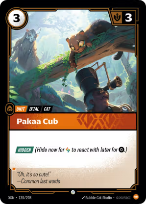 Riftbound Origins 135/298 Pakaa Cub Foil