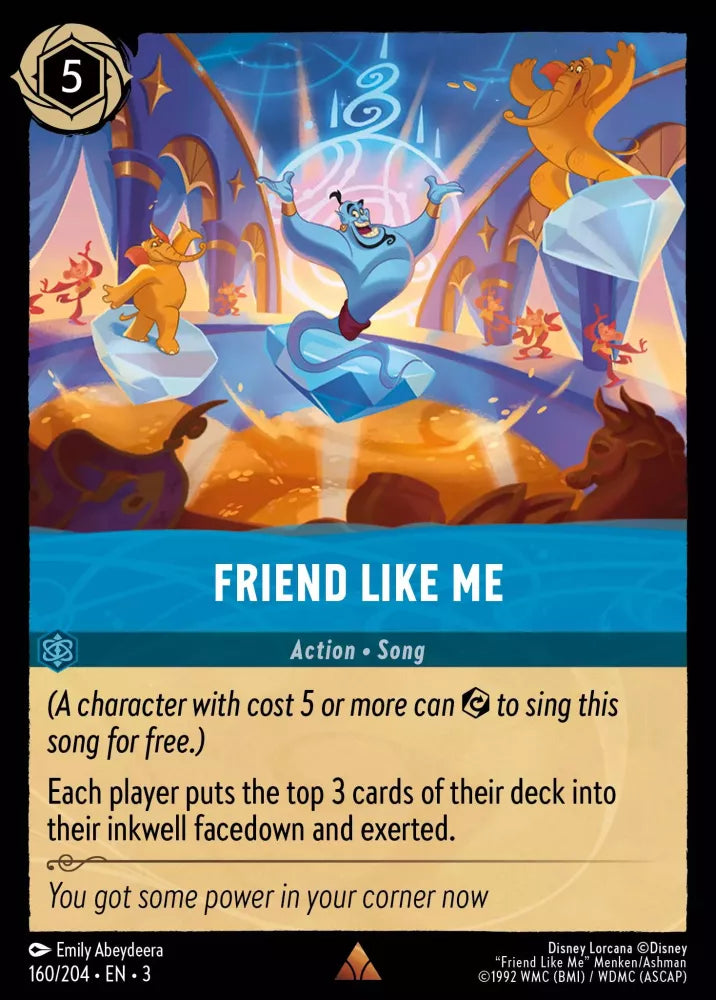 Lorcana Into the Inklands 160/204 Friend Like Me