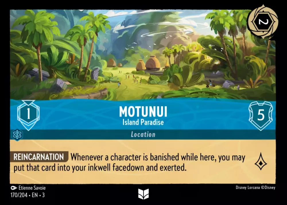 Lorcana Into the Inklands 170/204 Motunui Island Paradise