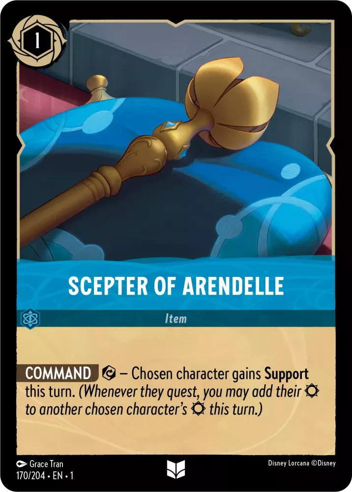 Lorcana The First Chapter 170/204 Scepter of Arendelle Foil