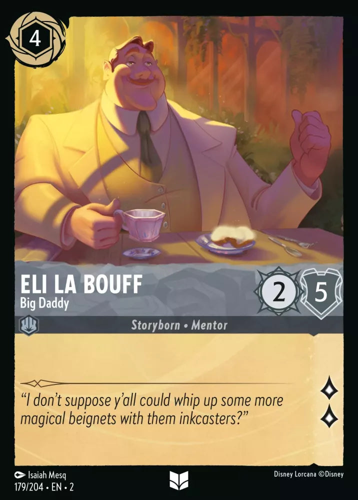 Lorcana Rise of the Floodborn 179/204 Eli La Bouff Big Daddy