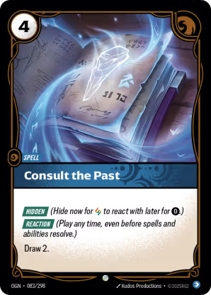 Riftbound Origins 083/298 Consult the Past Foil