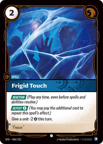 Riftbound Spiritforged 066/221 Frigid Touch Foil