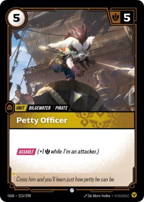 Riftbound Origins 215/298 Petty Officer Foil