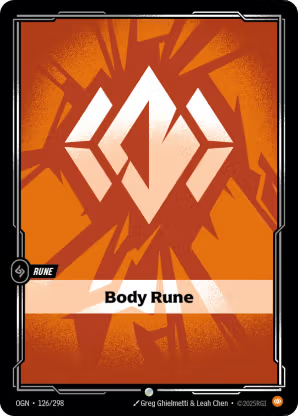 Riftbound Origins 126/298 Body Rune