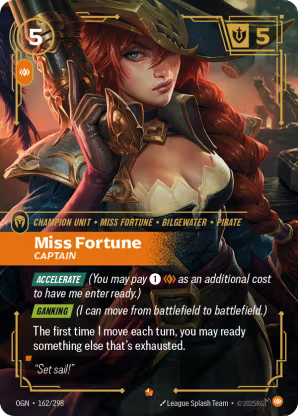 Riftbound Origins 162/298 Miss Fortune Captain