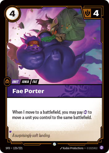 Riftbound Spiritforged 125/221 Fae Porter