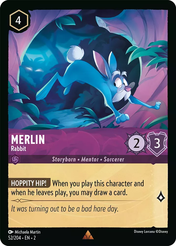 Lorcana Rise of the Floodborn 052/204 Merlin Rabbit