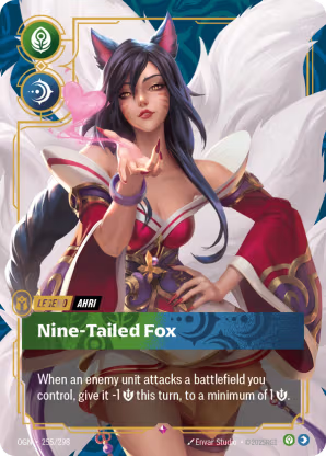 Riftbound Origins 255/298 Ahri, Nine-Tailed Fox