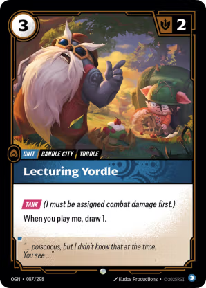 Riftbound Origins 087/298 Lecturing Yordle