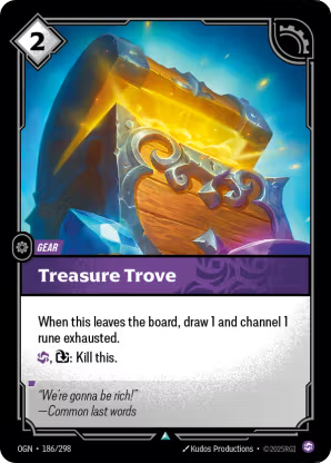 Riftbound Origins 186/298 Treasure Trove Foil
