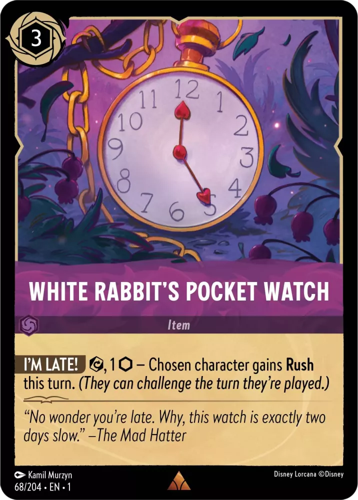 Lorcana The First Chapter 068/204 White Rabbit's Pocket Watch