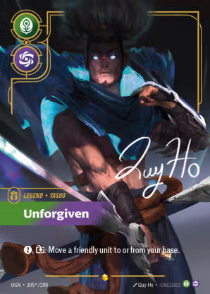 Riftbound Origins 305a/298 Yasuo, Unforgiven (Showcase)