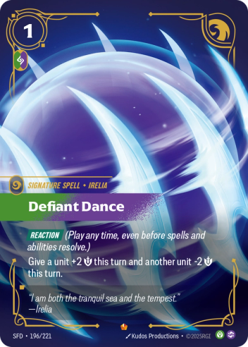 Riftbound Spiritforged 196/221 Defiant Dance