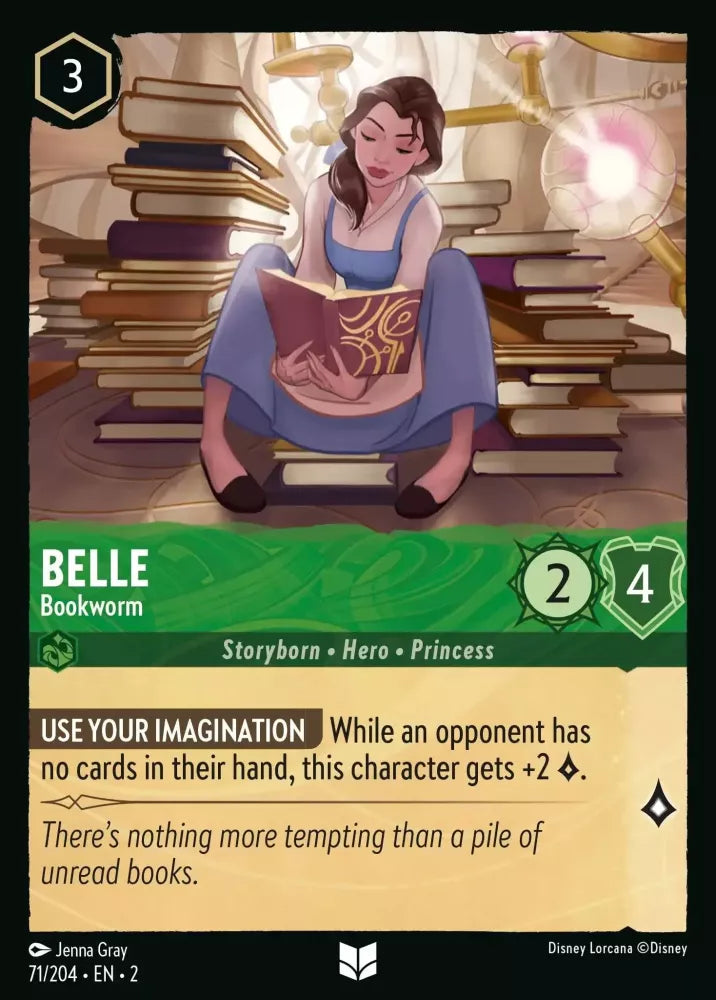 Lorcana Rise of the Floodborn 071/204 Belle Bookworm