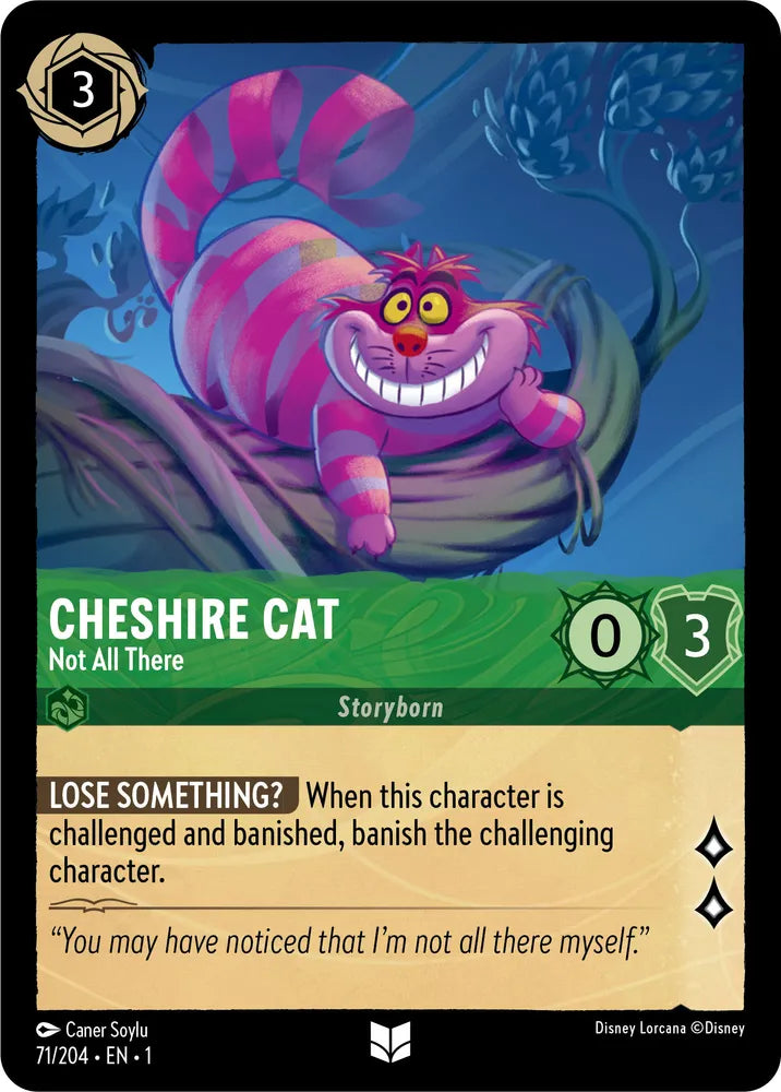 Lorcana The First Chapter 071/204 Cheshire Cat Not All There