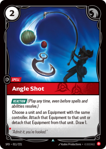 Riftbound Spiritforged 011/221 Angle Shot Foil