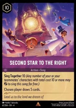 Lorcana Ursula's Return 061/204 Second Star to the Right