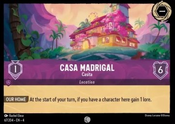 Lorcana Ursula's Return 067/204 Casa Madrigal Casita Foil