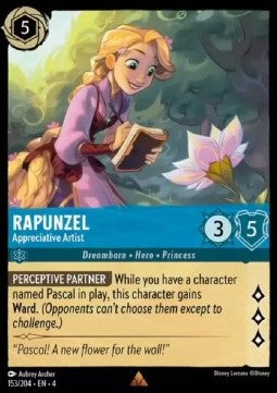 Lorcana Ursula's Return 153/204 Rapunzel Appreciative Artist Foil