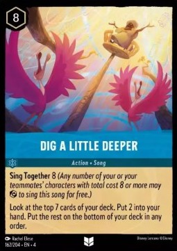 Lorcana Ursula's Return 162/204 Dig a Little Deeper