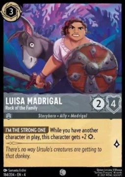 Lorcana Ursula's Return 184/204 Luisa Madrigal Rock of the Family Foil