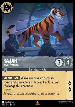 Lorcana Ursula's Return 192/204 Rajah Royal Protector
