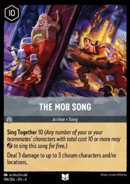 Lorcana Ursula's Return 198/204 The Mob Song Foil