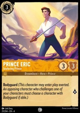 Lorcana Ursula's Return 021/204 Prince Eric Seafaring Prince Foil