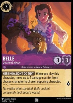 Lorcana Ursula's Return 037/204 Belle Untrained Mystic Foil