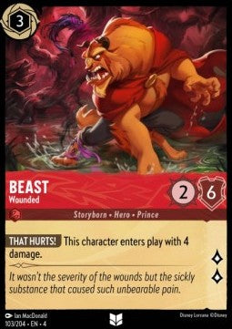 Lorcana Ursula's Return 103/204 Beast Wounded Foil