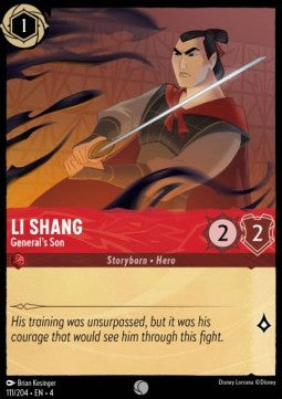 Lorcana Ursula's Return 111/204 Li Shang General's Son