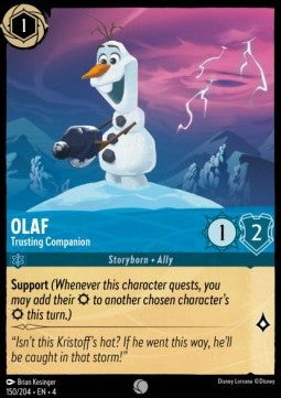 Lorcana Ursula's Return 150/204 Olaf Trusting Companion