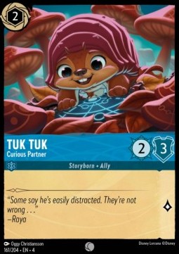 Lorcana Ursula's Return 161/204 Tuk Tuk Curious Partner