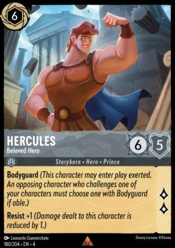 Lorcana Ursula's Return 180/204 Hercules Beloved Hero