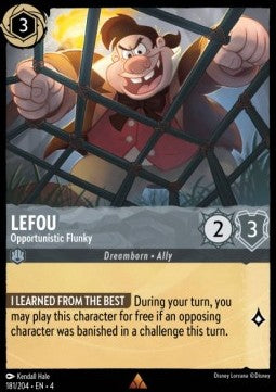 Lorcana Ursula's Return 181/204 Lefou Opportunistic Flunky