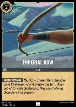 Lorcana Ursula's Return 201/204 Imperial Bow Foil