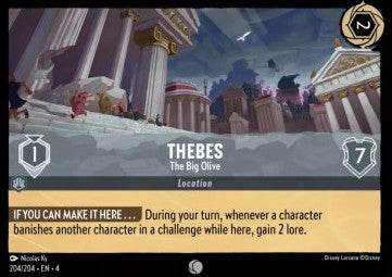 Lorcana Ursula's Return 204/204 Thebes The Big Olive