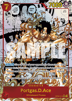 OPTCG The Best PRB01-OP02-013 Portgas.D.Ace (SR) Manga Rare
