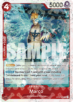 OPTCG The Best PRB01-OP02-018 Marco Jolly Roger