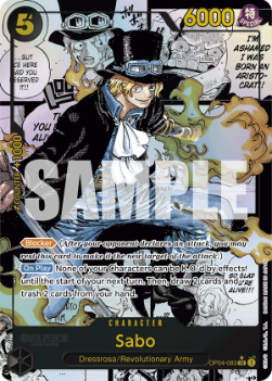 OPTCG The Best PRB01-OP04-083 Sabo (SR) Manga Rare