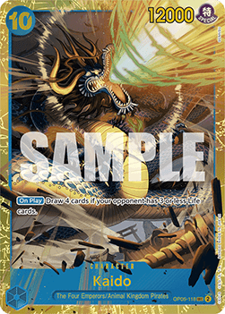 OPTCG Awakening of the New Era PRB01-OP05-118 Kaido (SEC)