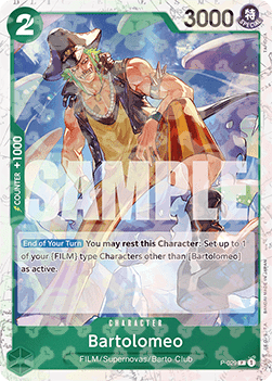 OPTCG The Best PRB01-P-029 Bartolomeo Jolly Roger